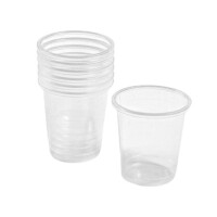 Intergos Kieliszki plastikowe do leków 30 ml 75 szt. Bezbarwny