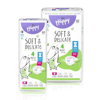 Bella Baby Happy Pieluszki Soft&Delicate 4 Maxi 8-14 kg 62 szt.