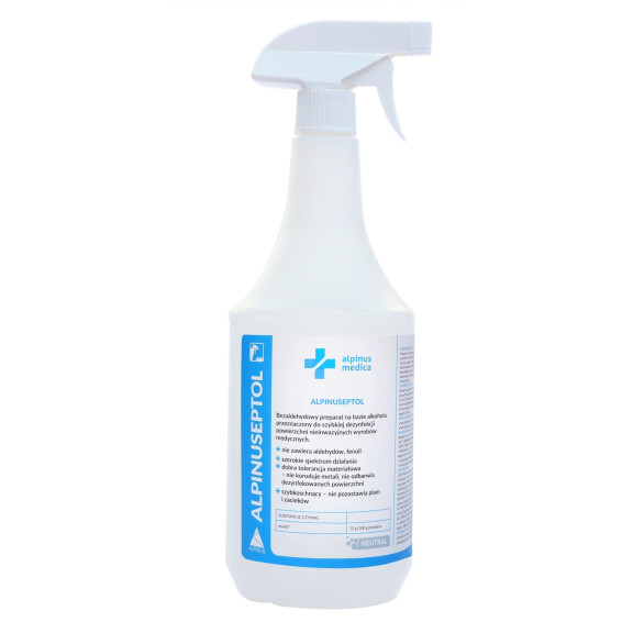 Alpinus Medica Alpinuseptol Płyn do dezynfekcji powierzchni Neutral 1 l