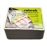 Roteck Jednorazowe tacki stomatologiczne 100 szt. 100 szt. Biały