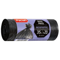 Paclan Worki na śmieci Economic 20 szt. 20 szt. 35 l Czarny
