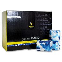 YellowSPORT Bandaż samoprzylepny YellowBAND niebieski moro 12 szt. 10cm x 4.5m 12 szt.