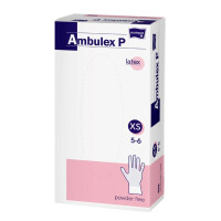 Ambulex i Ambulex P Rękawiczki jednorazowe lateksowe białe 100 szt. XS Nie