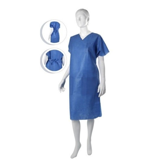 Matodress Sukienka operacyjna dla lekarza z włókniny SMS XL 1 szt. Ciemnoniebieski