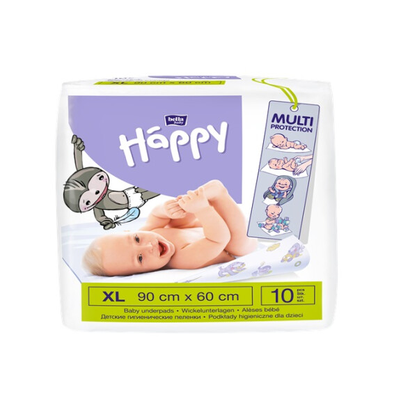 Podkłady do przewijania Bella Baby Happy 60x90cm 60x90cm 10 szt.