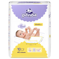 Podkłady jednorazowe do przewijania Bella Panda 60cmx60cm, 10 szt. 60x60cm 10 szt.