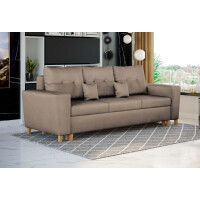 NOWOCZESNA SOFA DO SALONU Z POJEMNIKIEM - ELIO - TKANINA VELUTTO