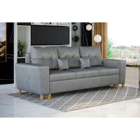 NOWOCZESNA SOFA DO SALONU Z POJEMNIKIEM - ELIO - TKANINA VELUTTO