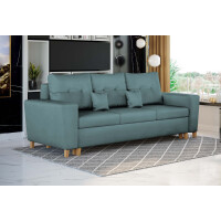 NOWOCZESNA SOFA DO SALONU Z POJEMNIKIEM - ELIO - TKANINA VELUTTO