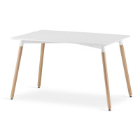 STÓŁ ADRIA 120CM X 80CM ▪️ 3323 ▪️ BIAŁY