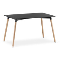 STÓŁ ADRIA 120CM X 80CM ▪️ 3328 ▪️ CZARNY