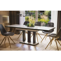 Stół drewniany APPIA BLACK | 130-210x80 | Kolor do wyboru