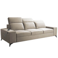 Sofa BARTINO | Funkcja spania, regulowane zagłówki, USB | Kolor do wyboru