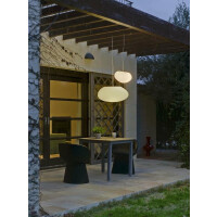 NEW GARDEN lampa wisząca PETRA 40 HANG biała