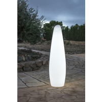 NEW GARDEN lampa ogrodowa FREDO 140 CABLE biała