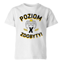 Koszulka dziecięca POZIOM ZDOBYTY
