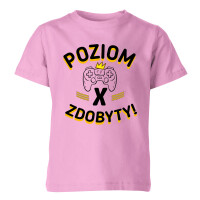 Koszulka dziecięca POZIOM ZDOBYTY