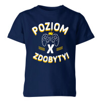 Koszulka dziecięca POZIOM ZDOBYTY