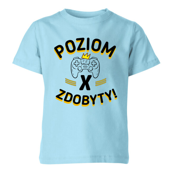 Koszulka dziecięca POZIOM ZDOBYTY