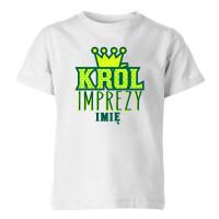 Koszulka dziecięca KRÓL IMPREZY
