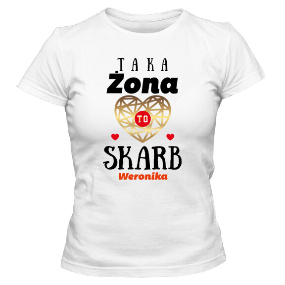 Koszulka damska TAKA ŻONA TO SKARB 02