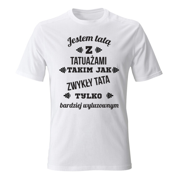 Koszulka DZIEŃ OJCA 43 - XXL, szary melanż