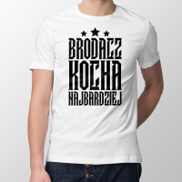Koszulka męska BRODACZ KOCHA NAJBARDZIEJ