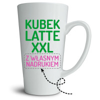 Kubek latte XXL z własnym nadrukiem