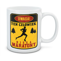 Kubek TEN CZŁOWIEK BIEGA MARATONY