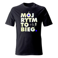 Koszulka męska MÓJ RYTM TO BIEG