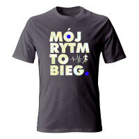 Koszulka męska MÓJ RYTM TO BIEG