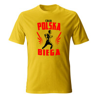 Koszulka męska CAŁA POLSKA BIEGA