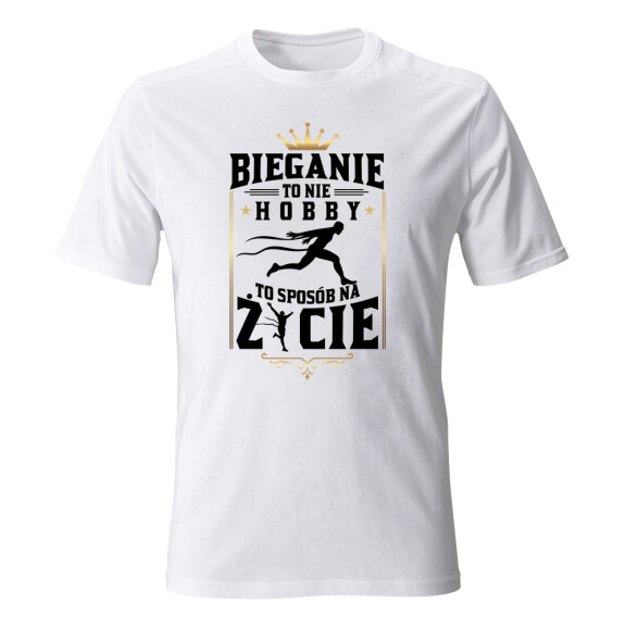 Koszulka męska BIEGANIE TO SPOSÓB NA ŻYCIE