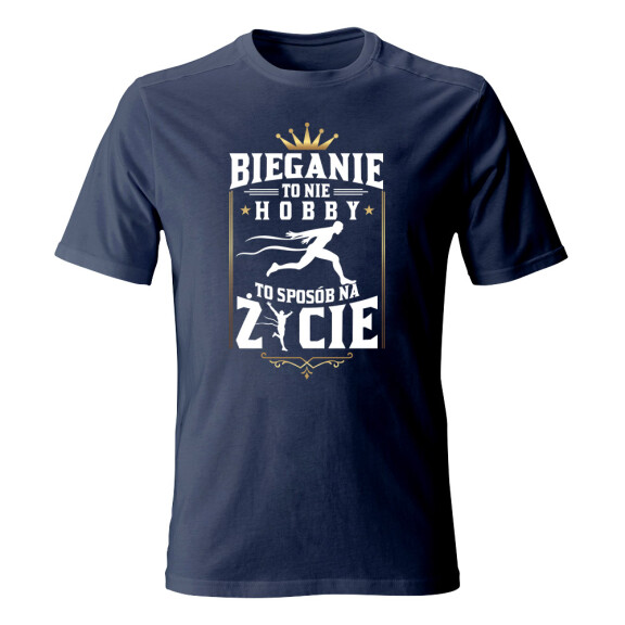 Koszulka męska BIEGANIE TO SPOSÓB NA ŻYCIE