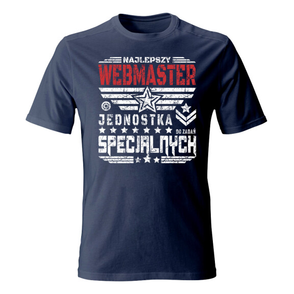 Koszulka męska NAJLEPSZY WEBMASTER