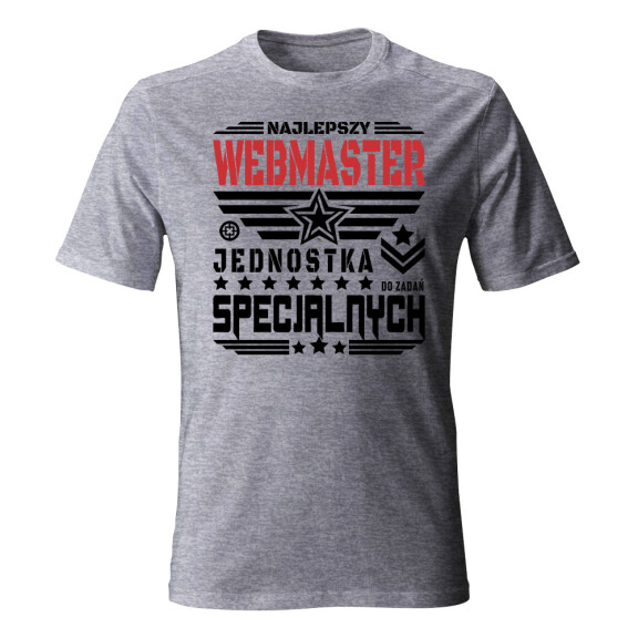 Koszulka męska NAJLEPSZY WEBMASTER
