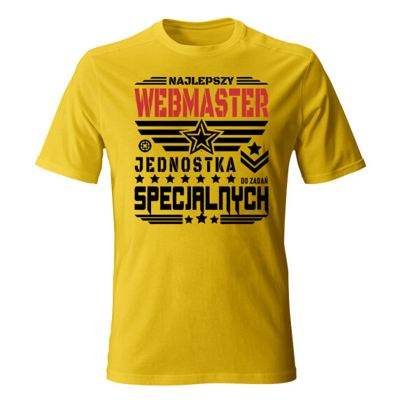 Koszulka męska NAJLEPSZY WEBMASTER
