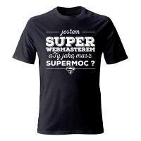 Koszulka męska JESTEM SUPER WEBMASTEREM