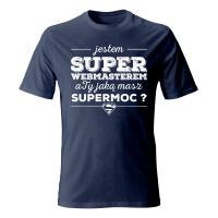 Koszulka męska JESTEM SUPER WEBMASTEREM