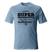Koszulka męska JESTEM SUPER PROGRAMISTĄ