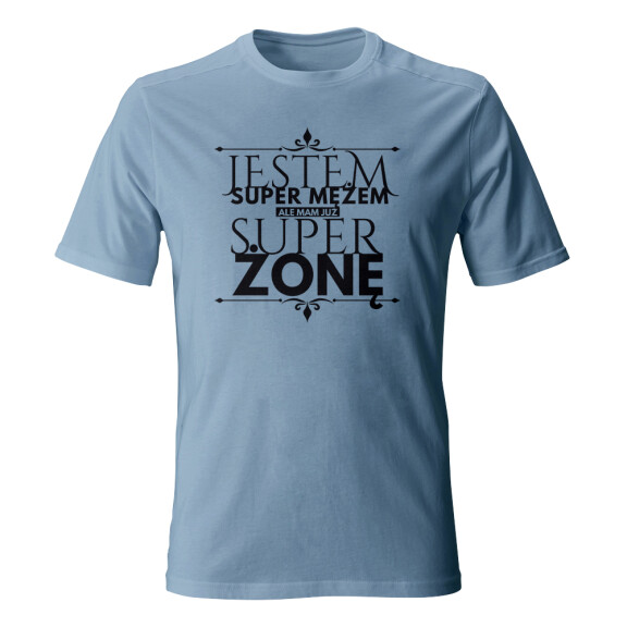 Koszulka męska SUPER MĄŻ SUPER ŻONA