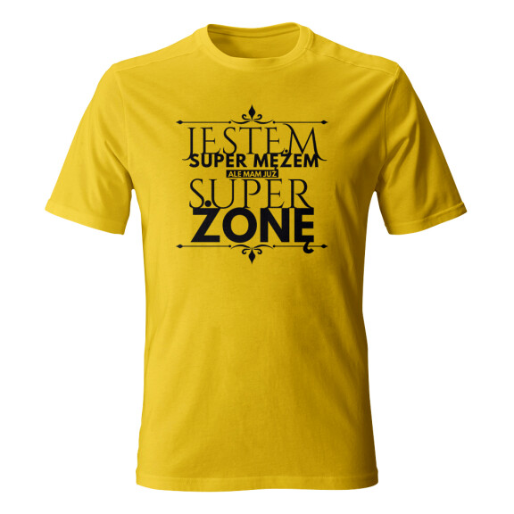 Koszulka męska SUPER MĄŻ SUPER ŻONA