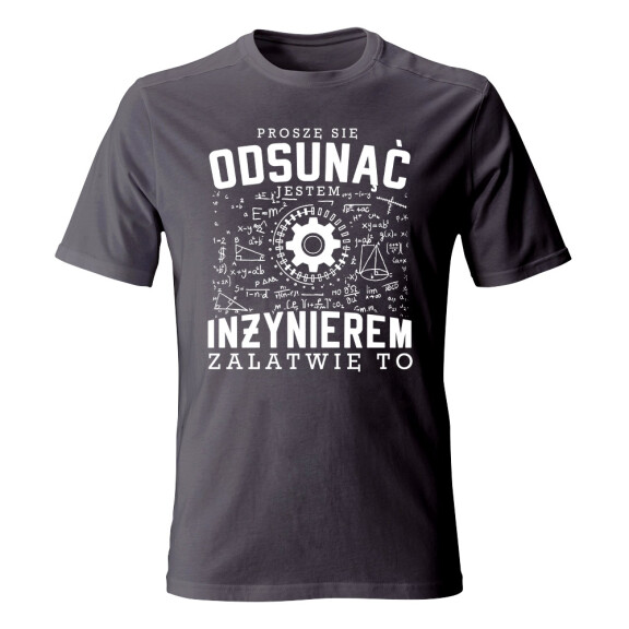 Koszulka męska JESTEM INŻYNIEREM ZAŁATWIĘ TO