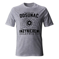 Koszulka męska JESTEM INŻYNIEREM ZAŁATWIĘ TO