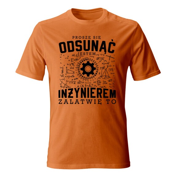 Koszulka męska JESTEM INŻYNIEREM ZAŁATWIĘ TO