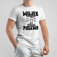 Koszulka męska z nadrukiem WUJEK NIE PYTA