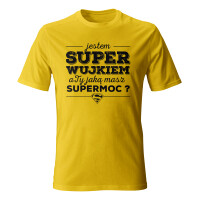 Koszulka męska z nadrukiem JESTEM SUPER WUJKIEM