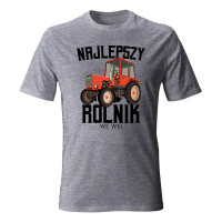 Koszulka męska z nadrukiem NAJLEPSZY ROLNIK 02