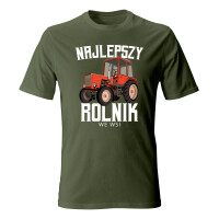 Koszulka męska z nadrukiem NAJLEPSZY ROLNIK 02