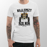 Koszulka męska z nadrukiem NAJLEPSZY ROLNIK 01